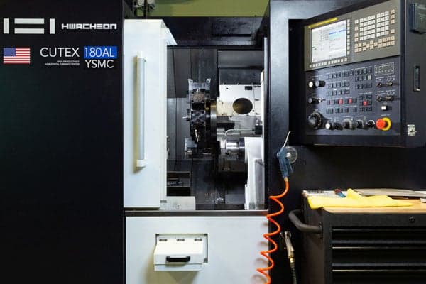 Precision machining in progress at Jarno International in Bend, Oregon